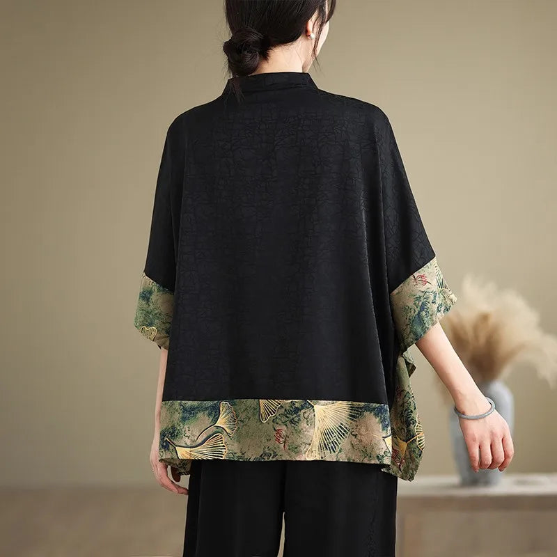 Serene Elegance Summer Shirt