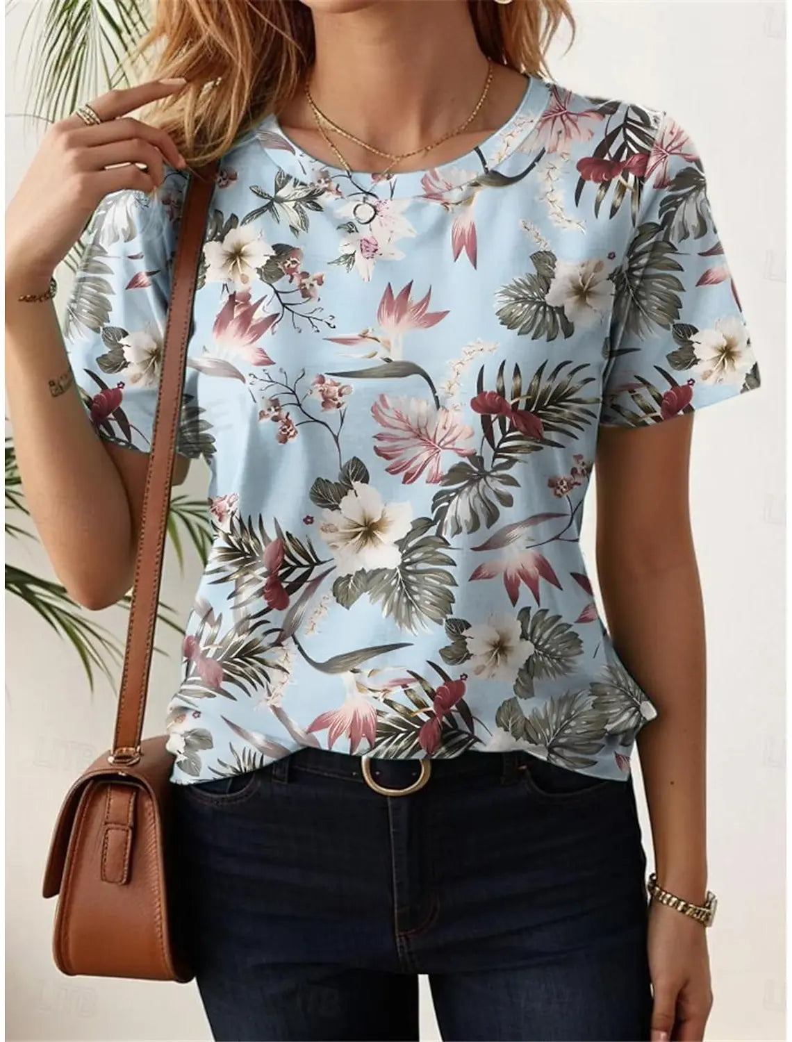 Avelina ZomerFlora Blumen T-Shirt