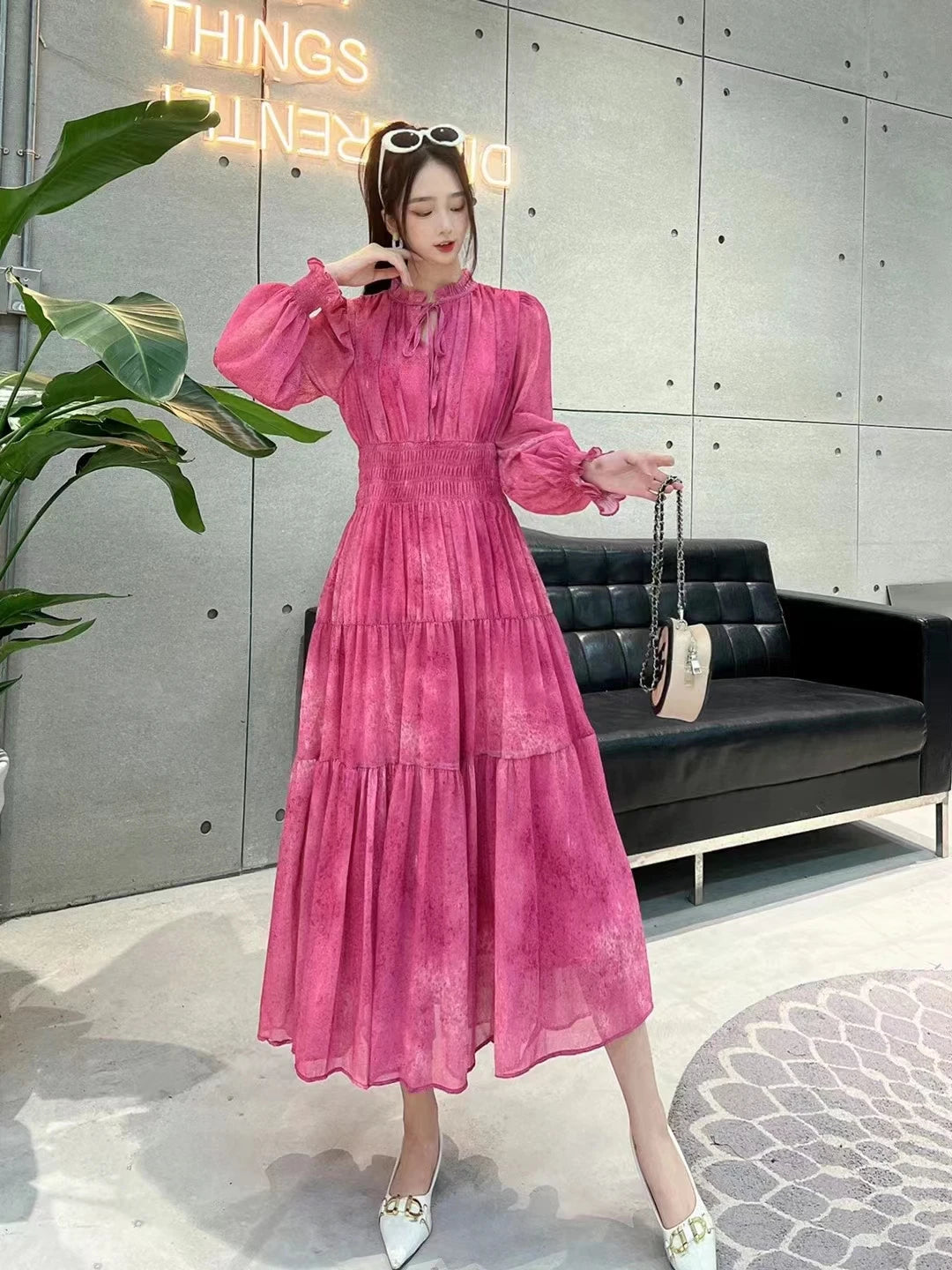 Robe de soirée tie-dye Epke Couture