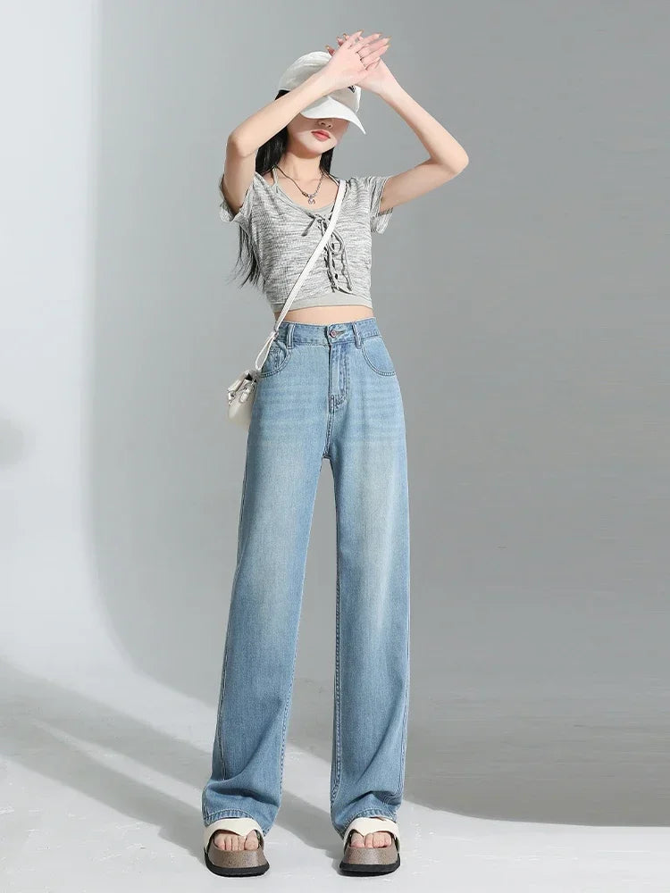 LuxeDenim High Waist Jeans in Übergröße