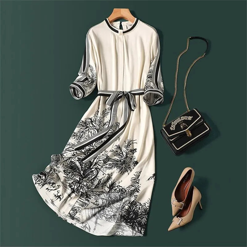 Robe Midi Élégance Quita