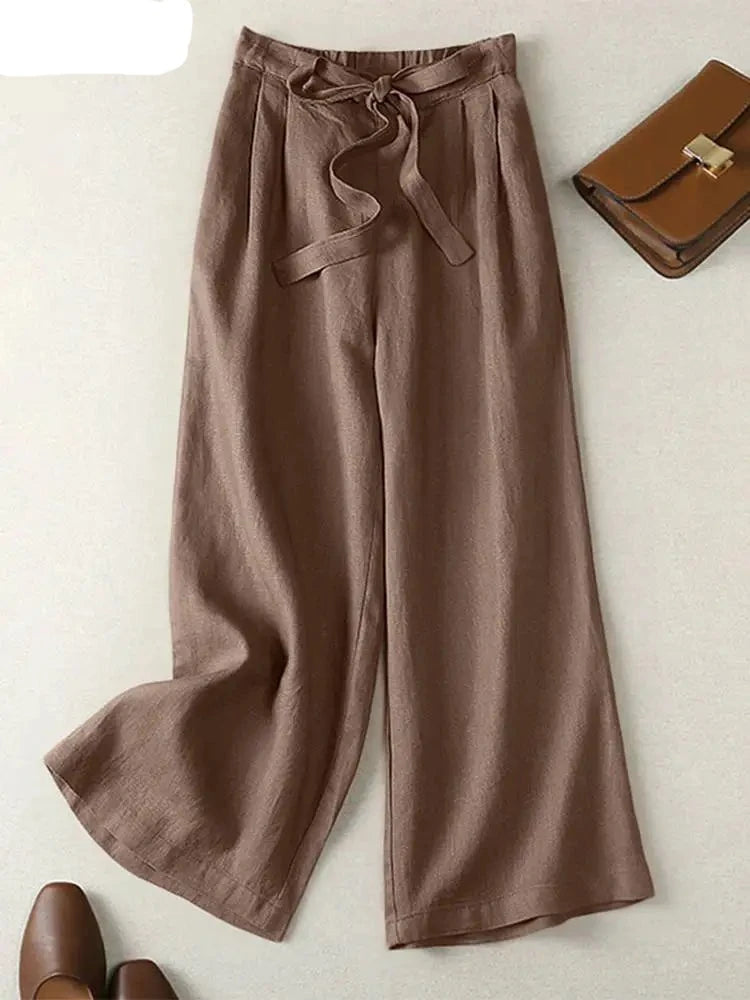 Luxe Liva Pantalón Palazzo de Verano