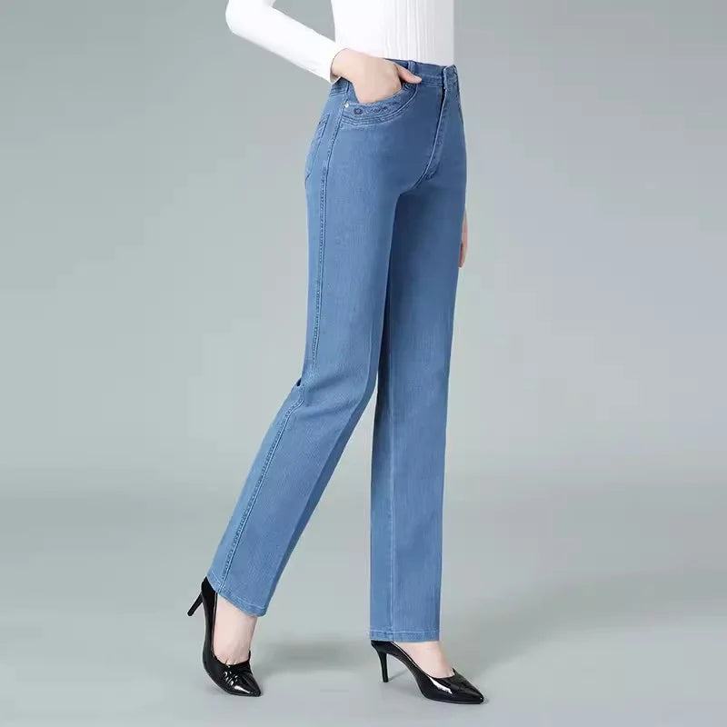 Montella elegante bestickte Jeans