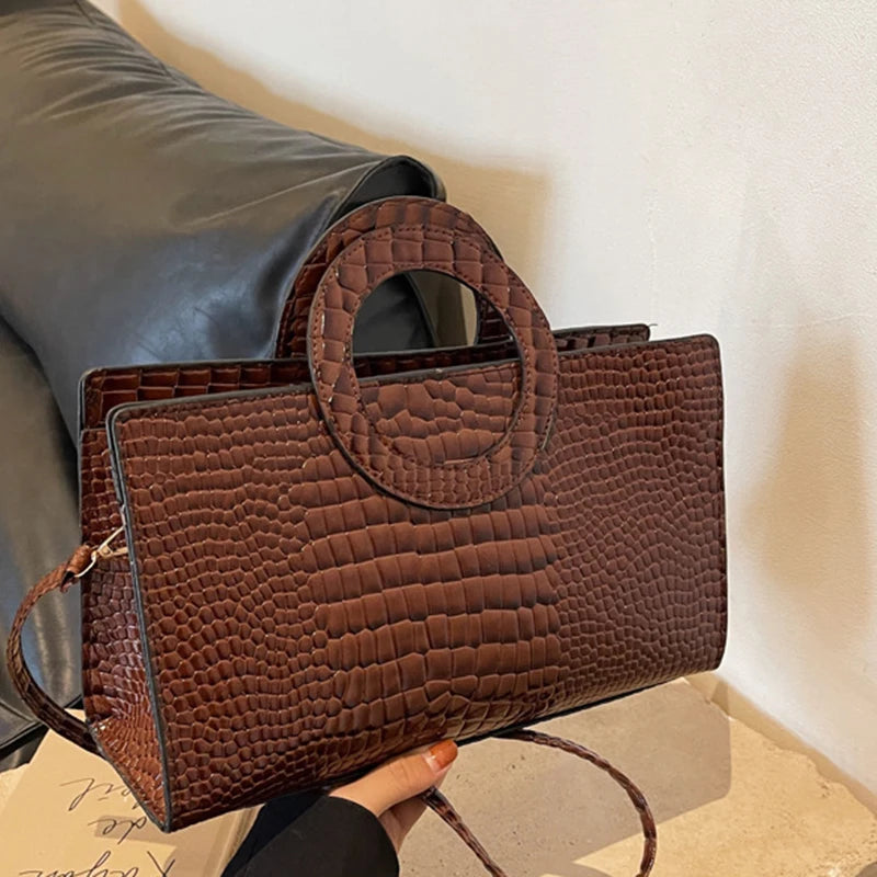 LuxaCroco Luxe Crocodile Handbag