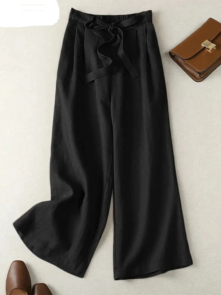 Luxe Liva Pantalón Palazzo de Verano