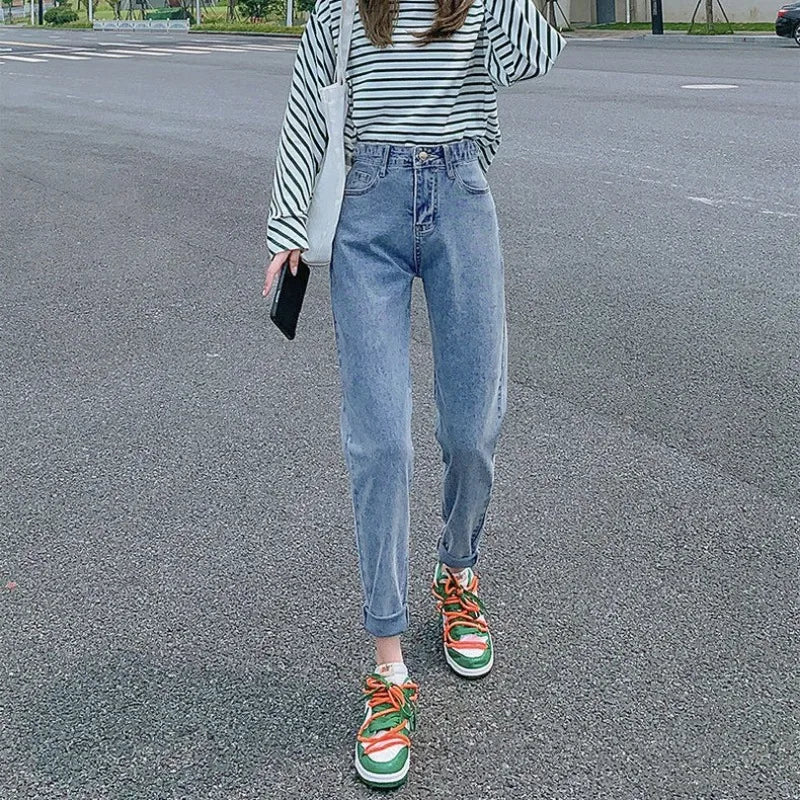 Fashionable Elegance Vintage Wide Jeans