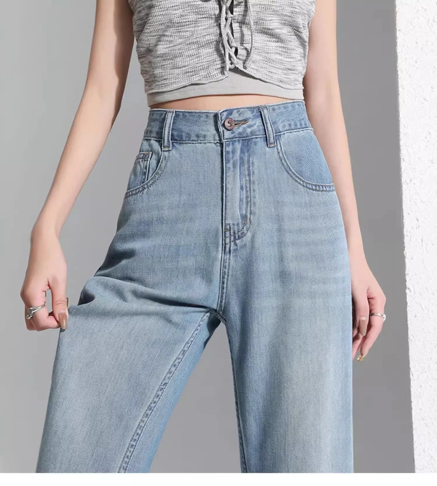 LuxeDenim High Waist Jeans in Übergröße