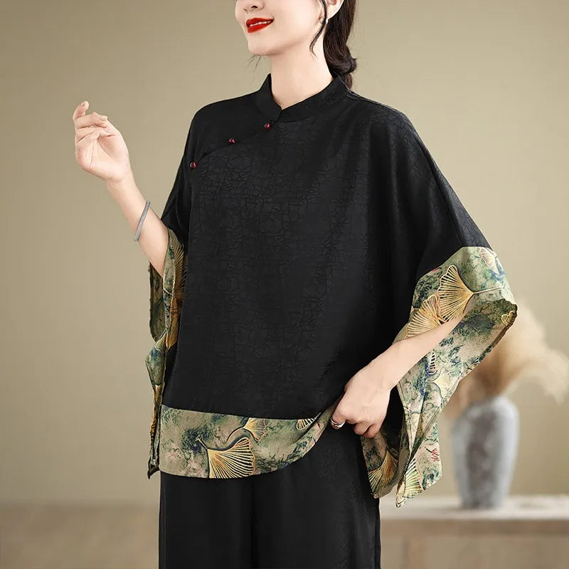 Serene Elegance Summer Shirt