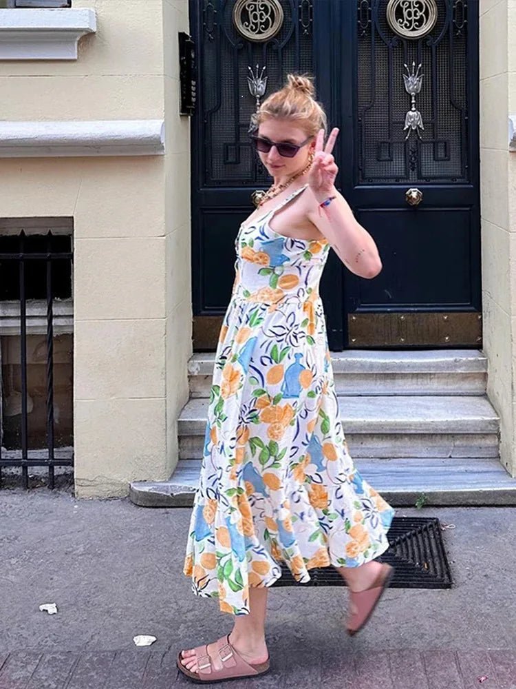 SunGlow Mode Élégance d'été Robe de plage