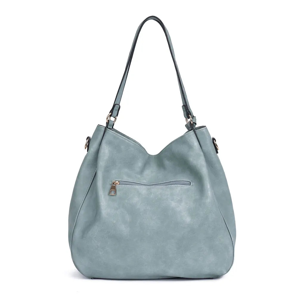 BellaViva bolsa de compras de PU tejida