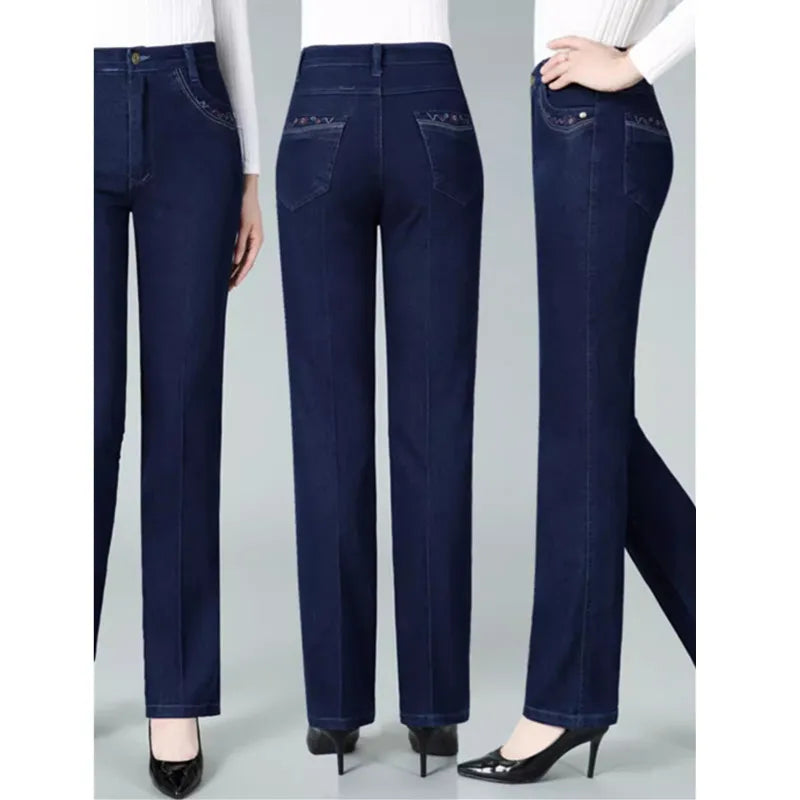 Montella elegante bestickte Jeans