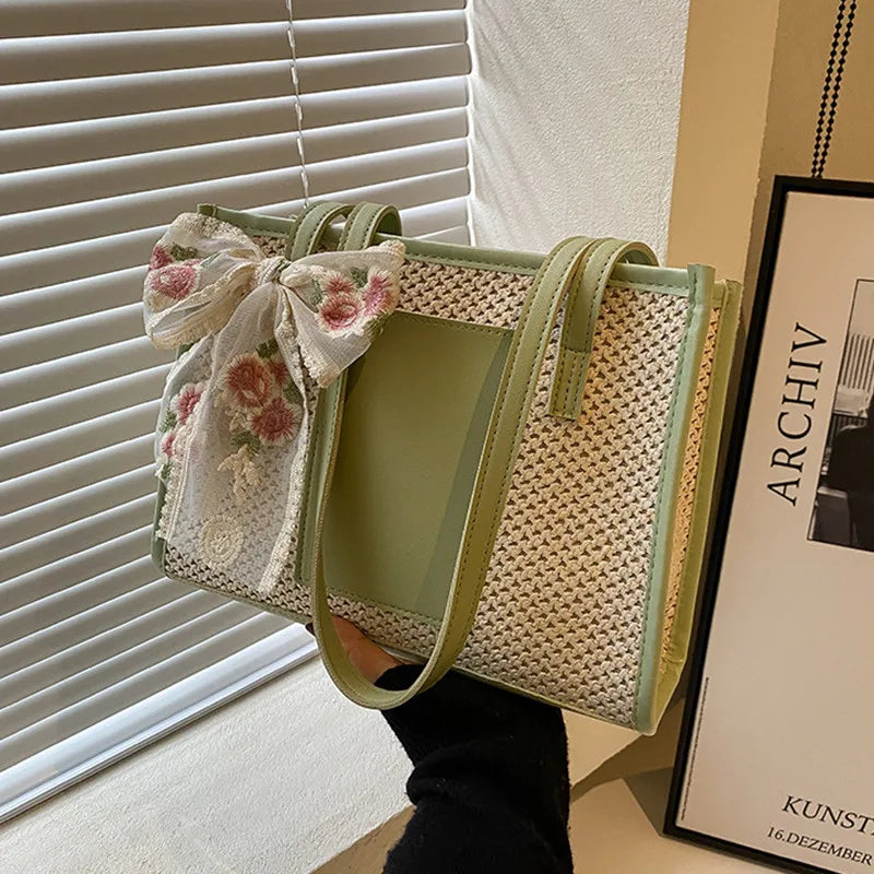 ChicWave Urlaub Geflochtene Handtasche