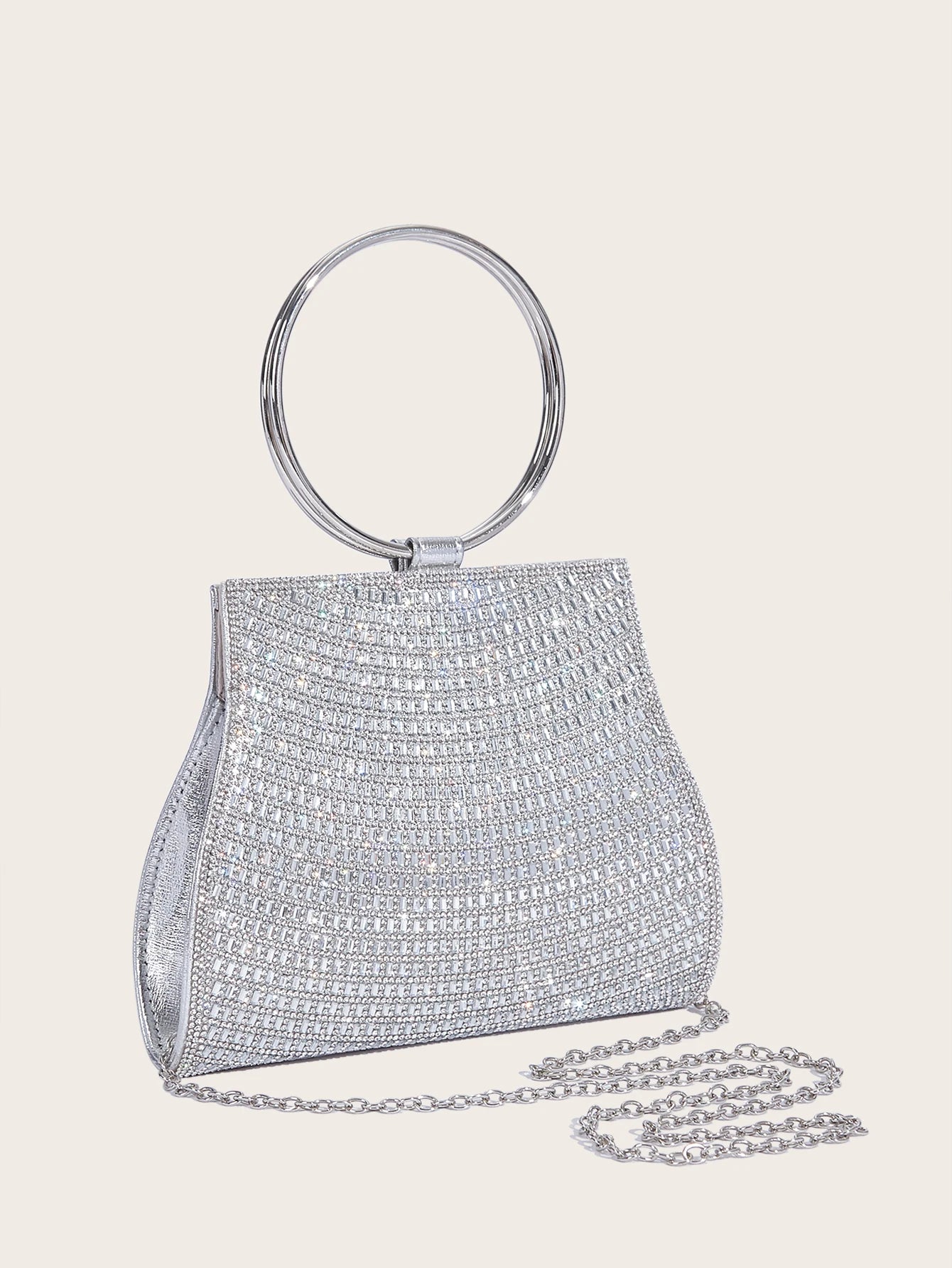 LuxeRadiant Satin Evening Clutch