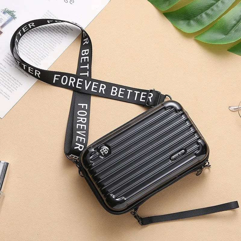 Vivalina Mini Suitcase-Style Shoulder Bag