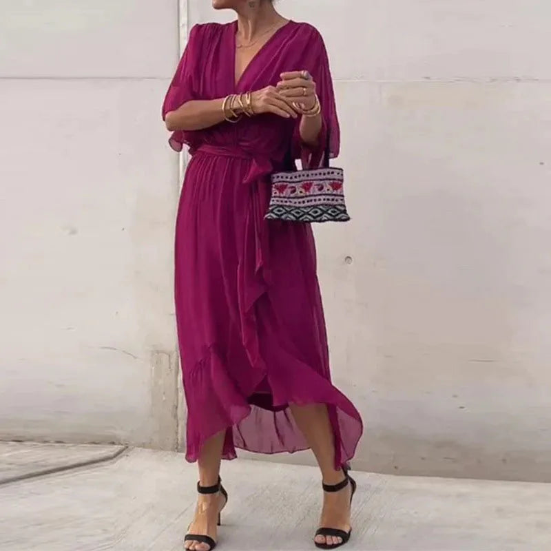 Robe en chiffon d'été RefinedRoses