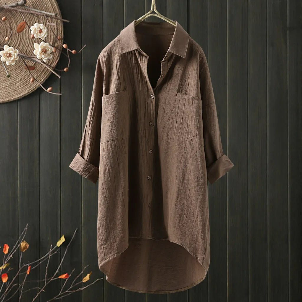Sabrina | Luxe oversized blouse met lange mouwen