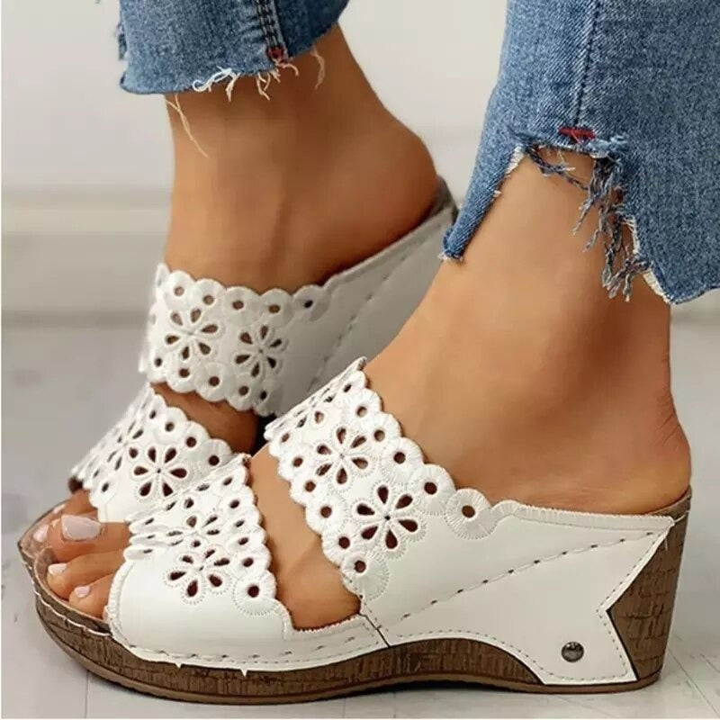 Velanora - sandali ortopedici da donna con solette.
