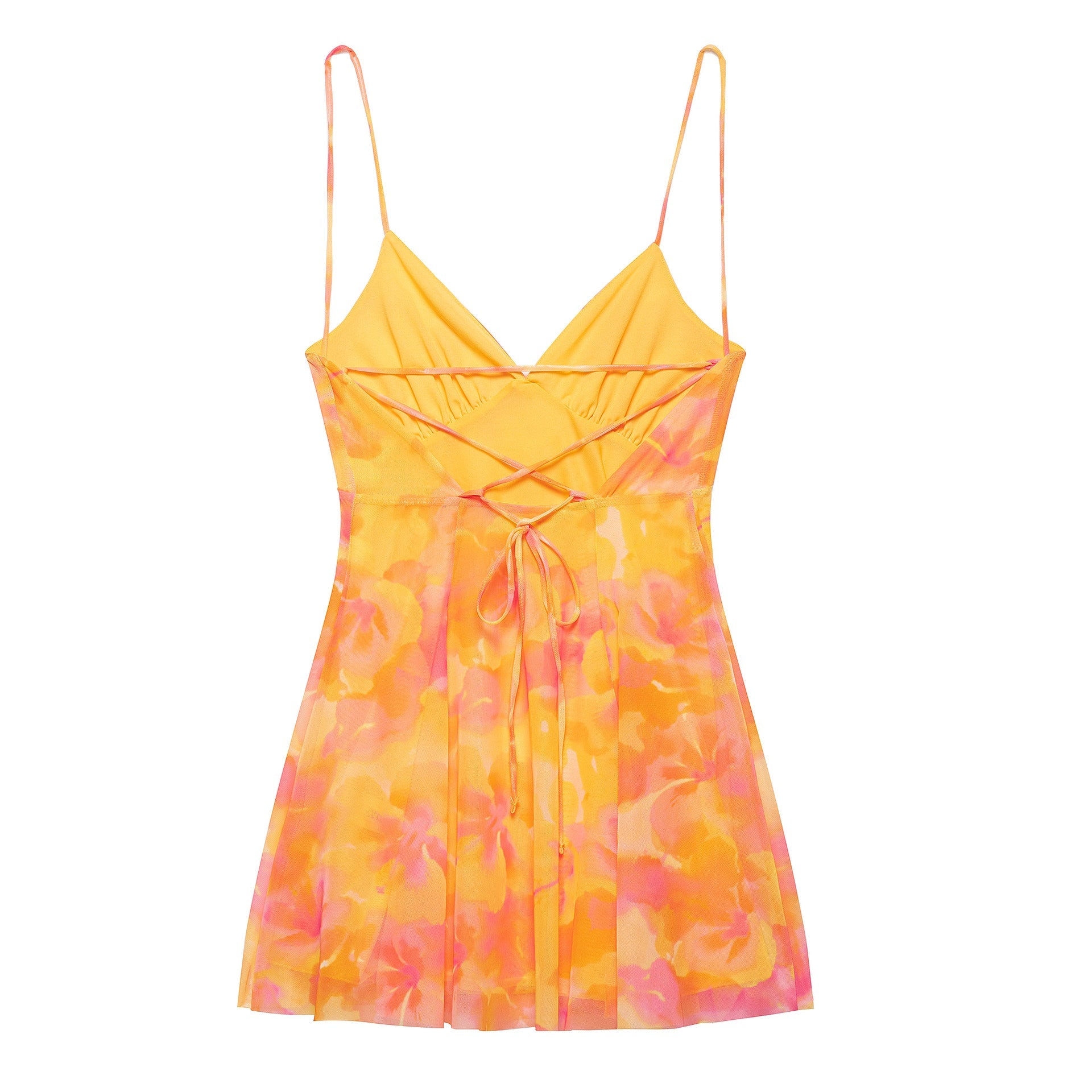 Sandra | Zomerminijurk met bloemenpatroon