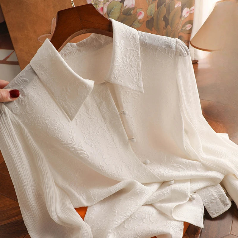 Chique Zomer Satijnen Damesblouses