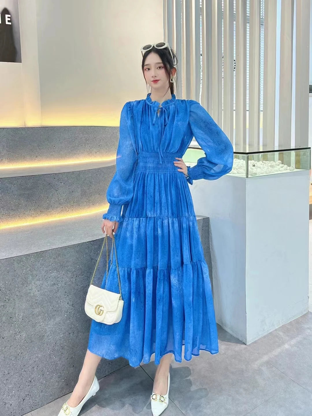 Robe de soirée tie-dye Epke Couture