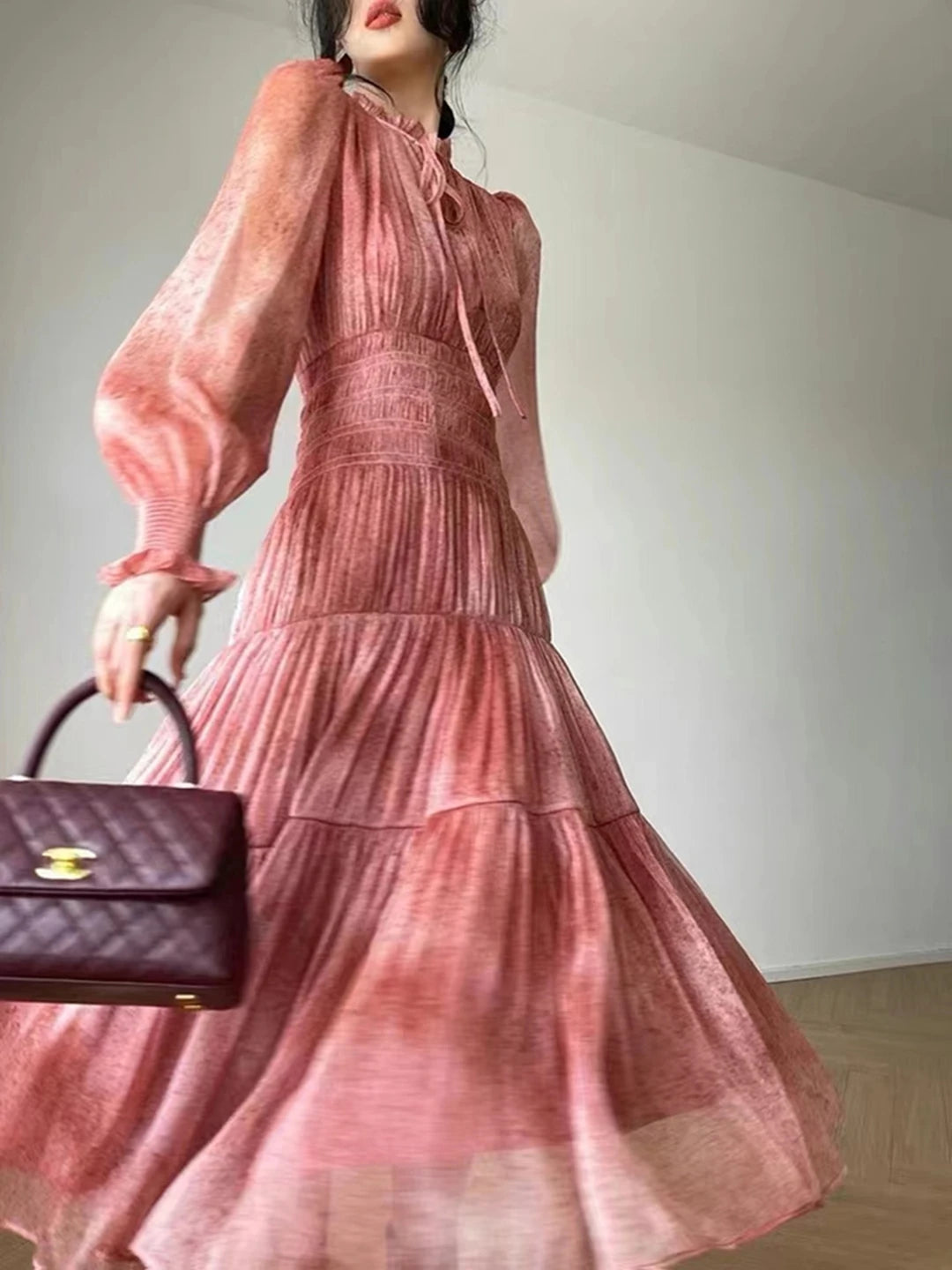 Robe de soirée tie-dye Epke Couture