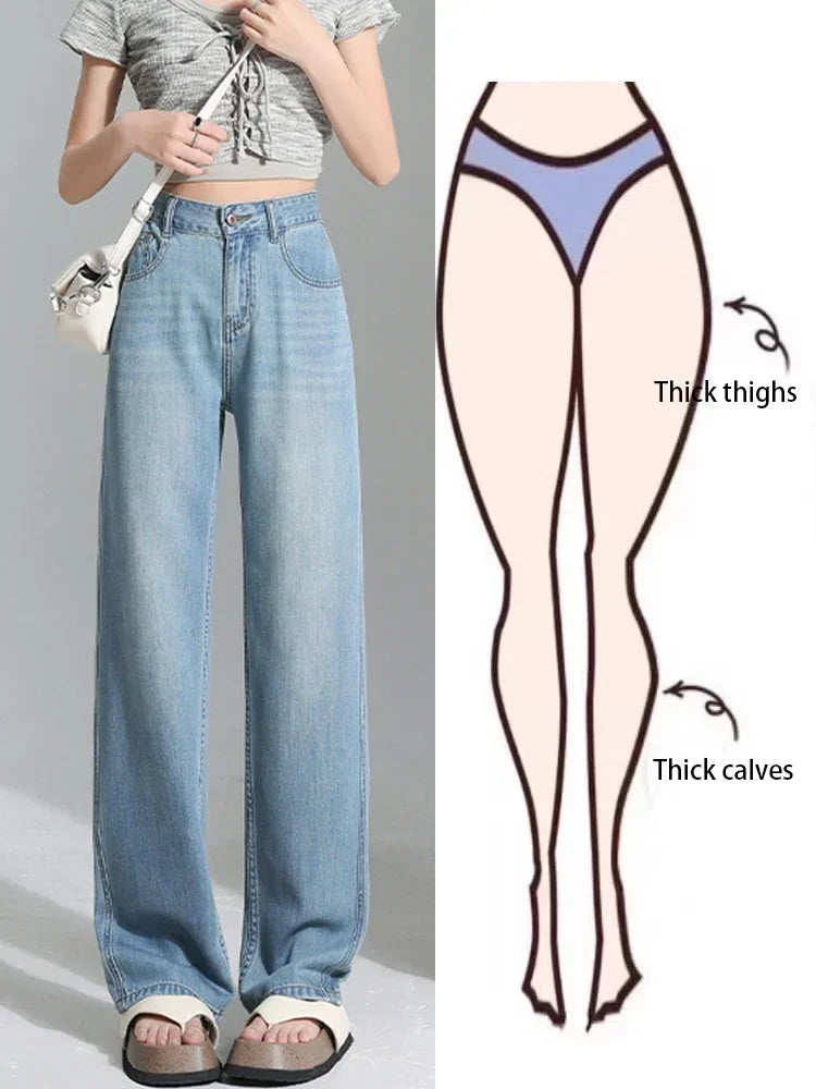 LuxeDenim High Waist Jeans in Übergröße