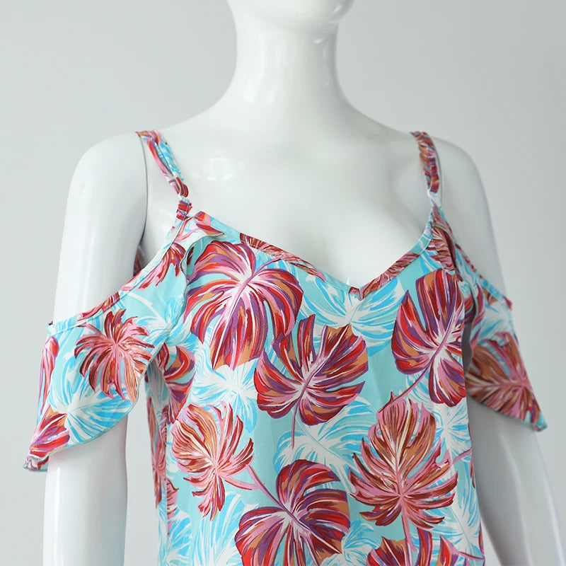 Abito Mini Eleganza Tropicale
