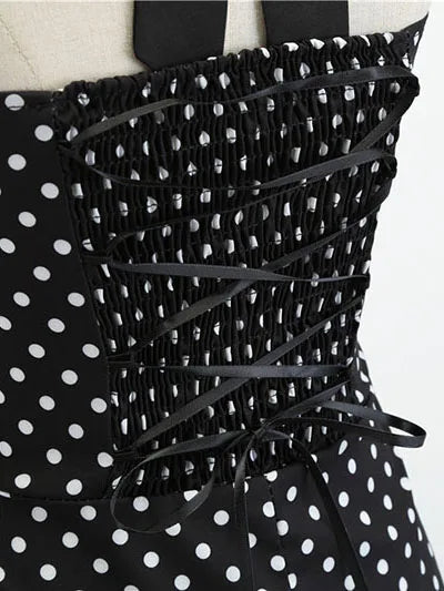 Sunbeam Retro Charm Polka Dot Summer Dress