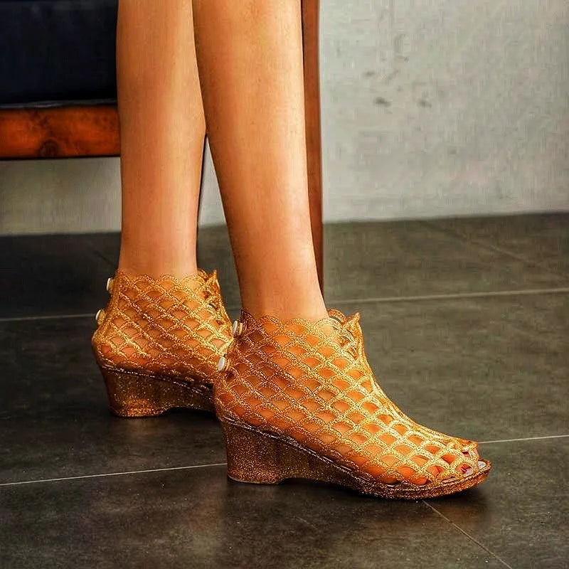 LuxeVoet Sandales compensées d'été