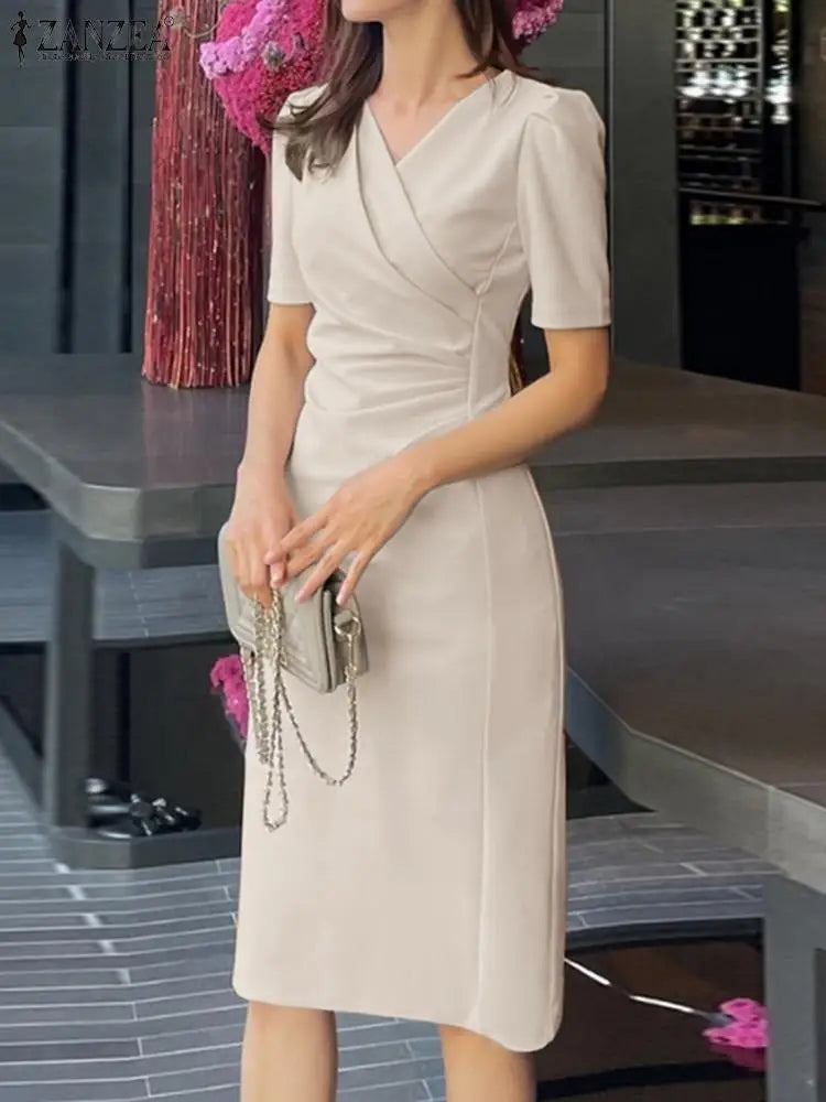 LuxeZomer Elegante Abito con Scollo a V