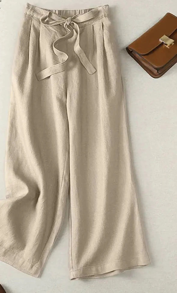 Luxe Liva Pantalón Palazzo de Verano