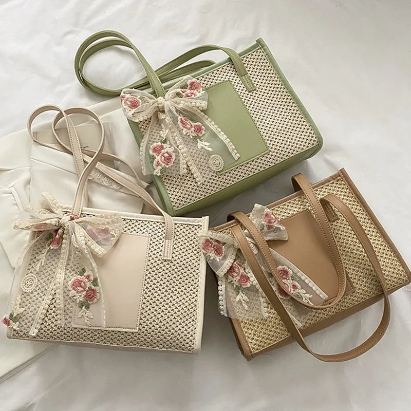 ChicWave Urlaub Geflochtene Handtasche