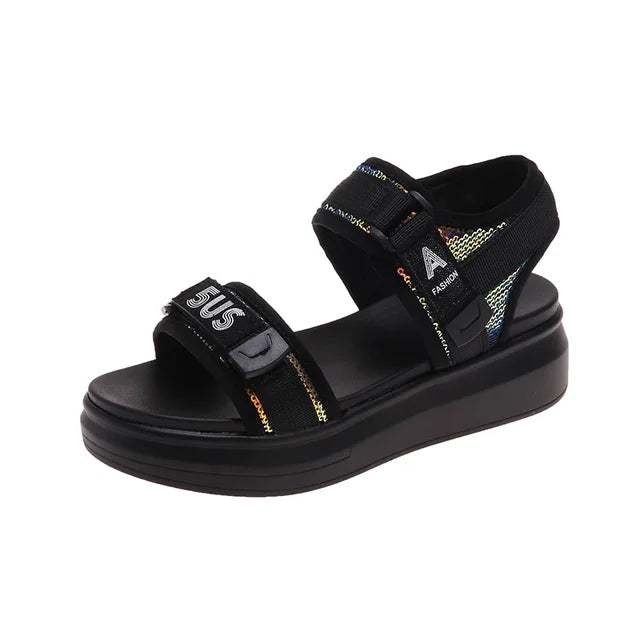 Sommer Keilabsatz Sandalen für Frauen 2024