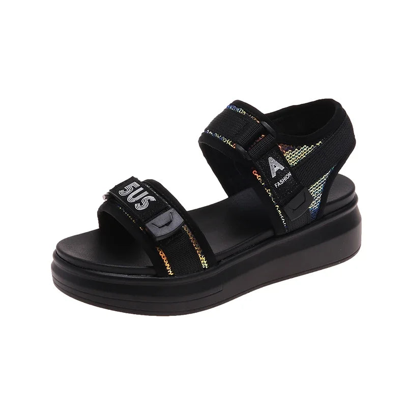 Sommer Keilabsatz Sandalen für Frauen 2024