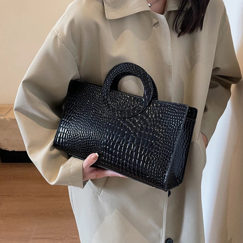 LuxaCroco Luxe Crocodile Handbag