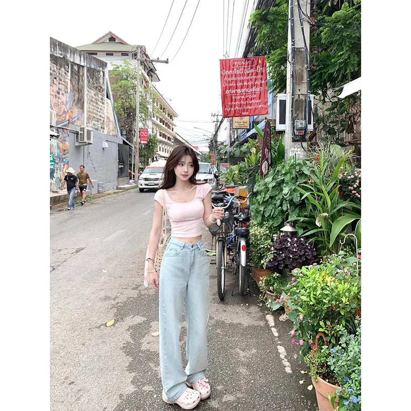 Liora Vintage Strik Jeans