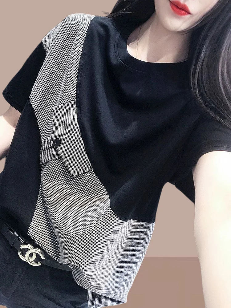 Sommerliches Patchwork-Top von Floressa