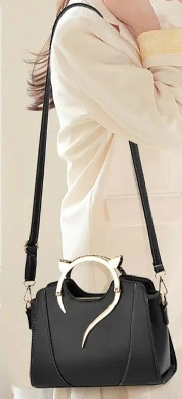 EclatBelle Borsa a Mano per Gatto Ombreggiata