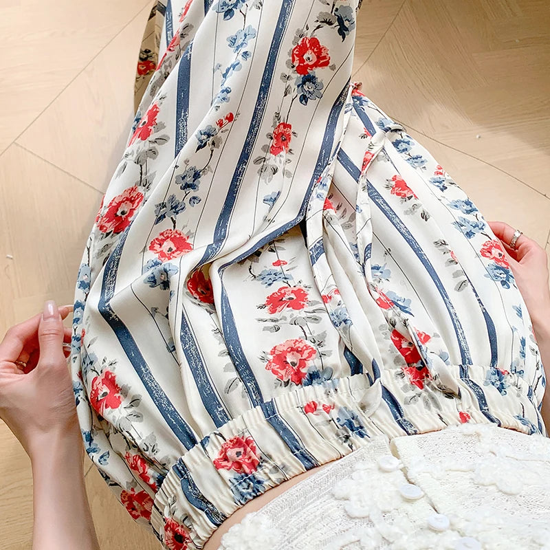 Viva Moda Free Style Flower Pants