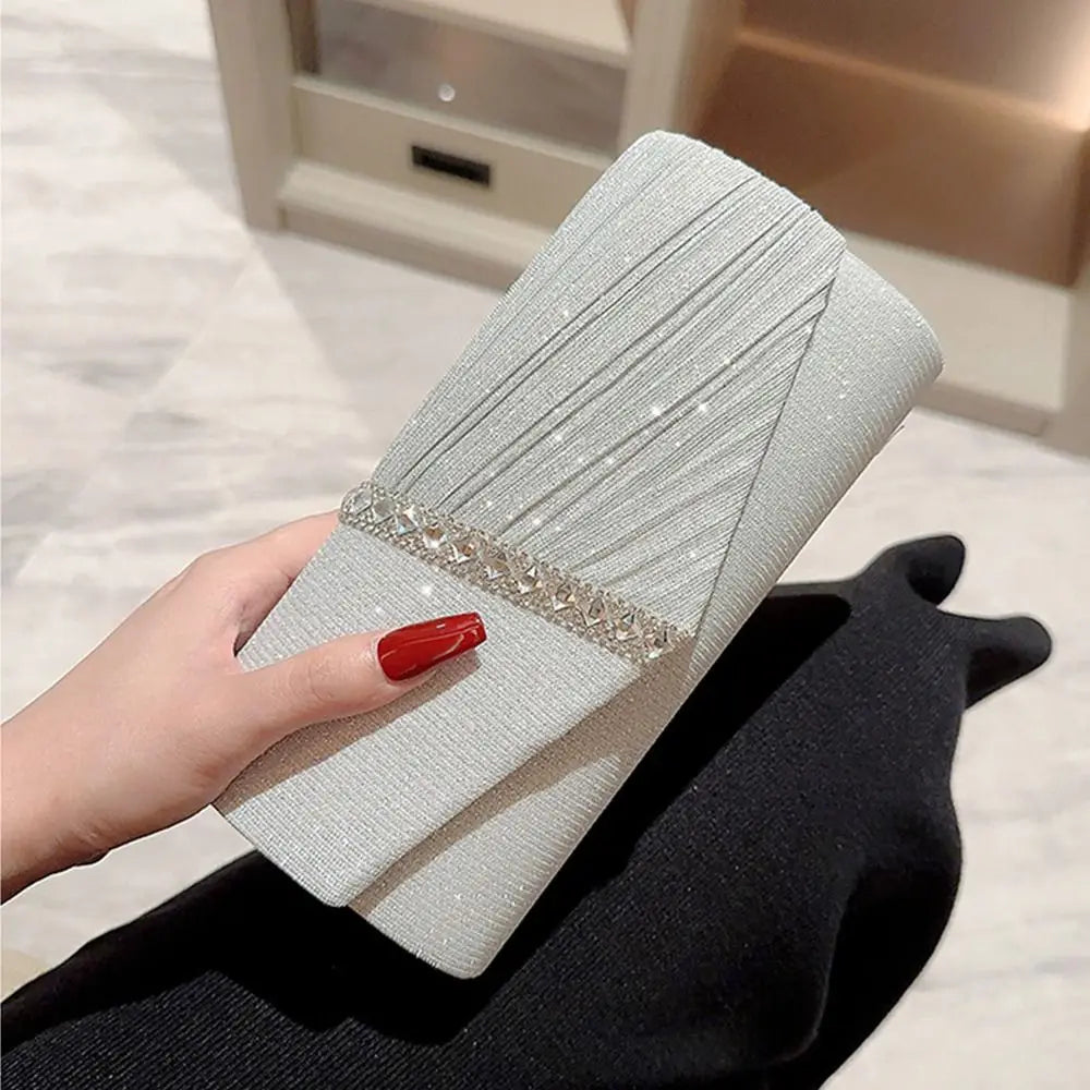 Lumière Luxe Glitzernde Clutch