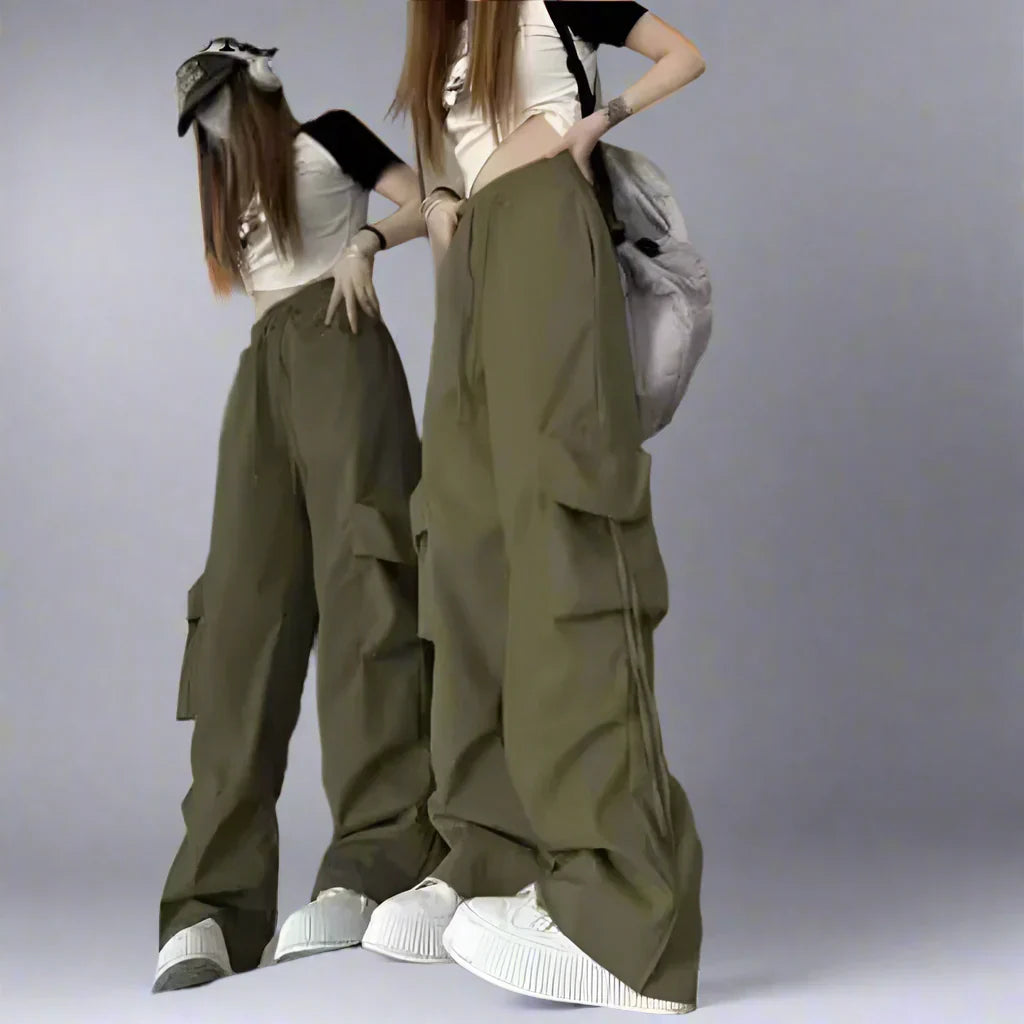 Heidelberg | Pantaloni Oversize Retrò da Donna | Rosa