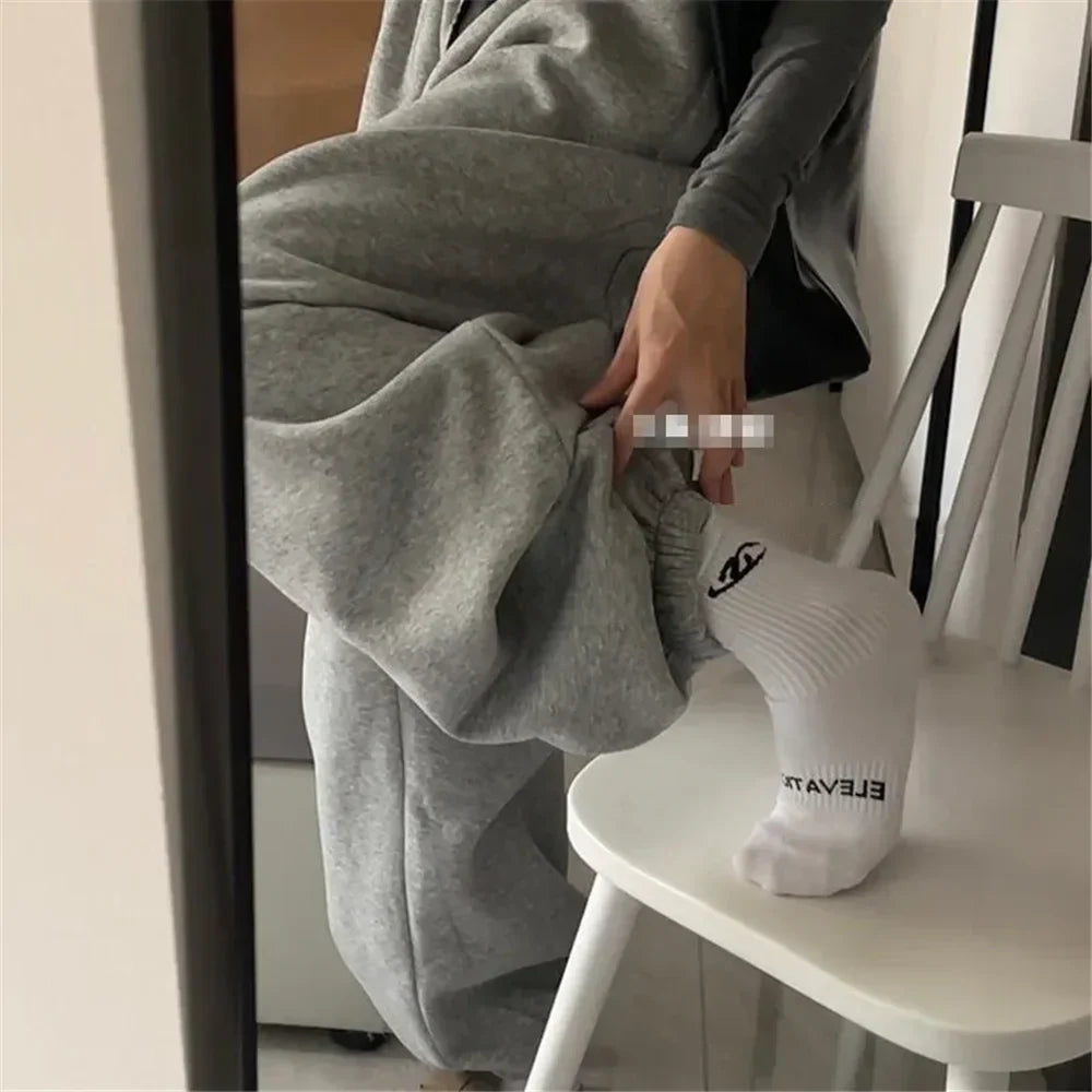 Freiburg | Pantaloni della tuta oversize da donna | Grigio