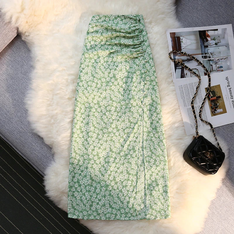 Shimmering Sun Flower Skirts for Women