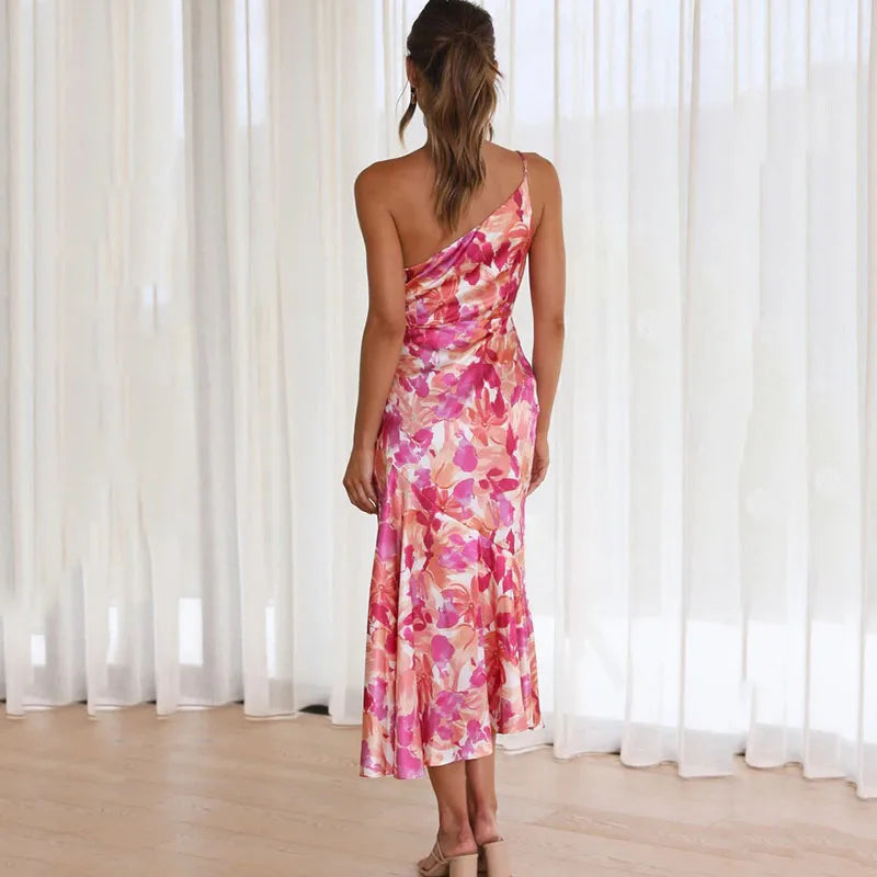 Eva Blumenmuster Kleid für sommerliche Eleganz