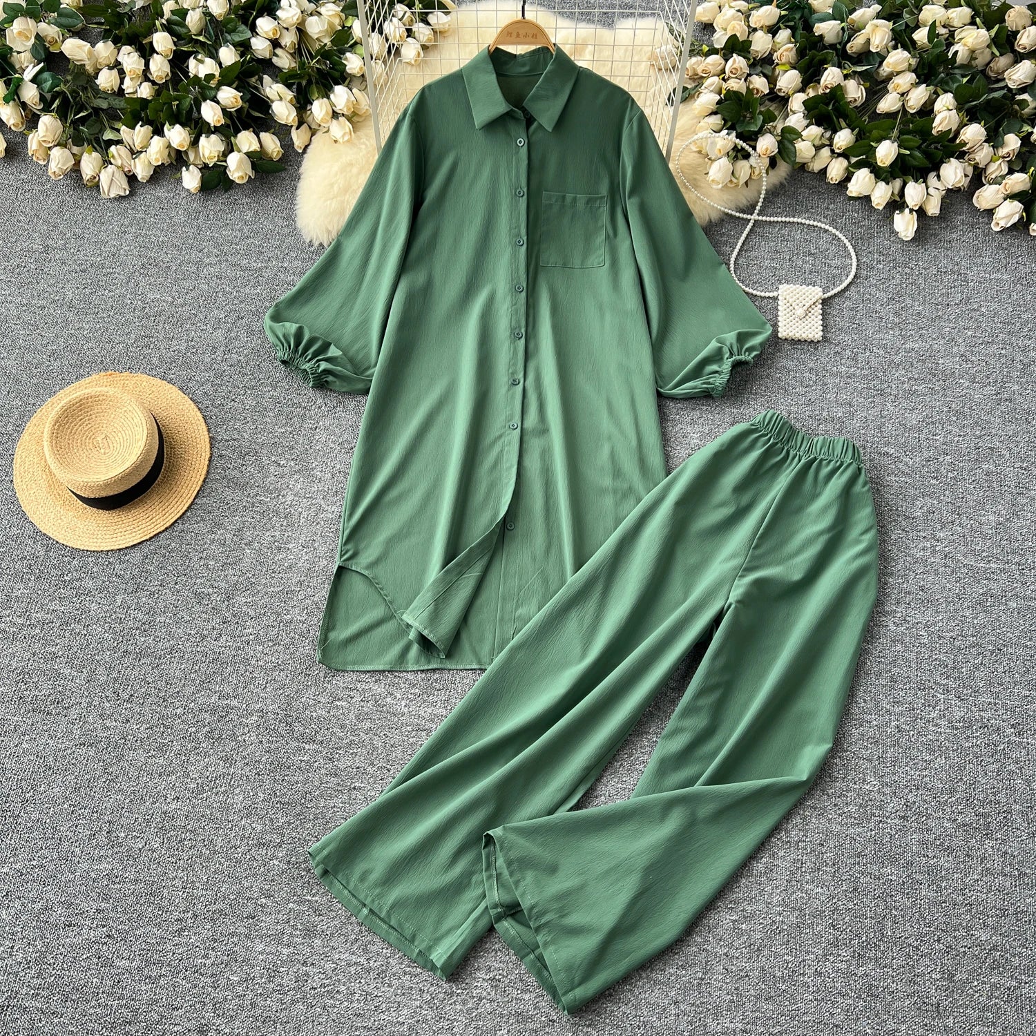 Stella Fashion Zomerse Set met Wijde Broek