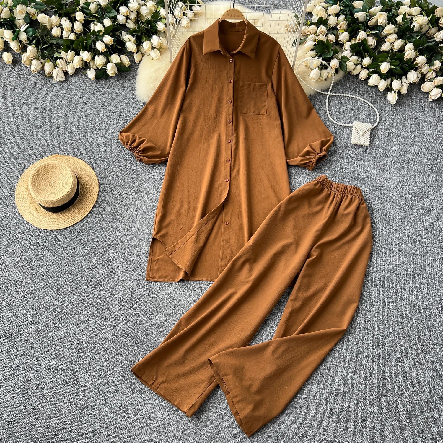 Stella Fashion Zomerse Set met Wijde Broek