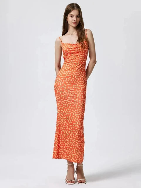 Modieuze Sexy Jarreteljurk Met Print