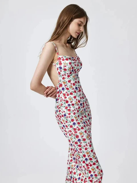 Modieuze Sexy Jarreteljurk Met Print