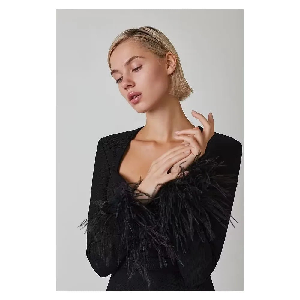 Celeste Sexy Bandage Mini-Jurk Voor Dames