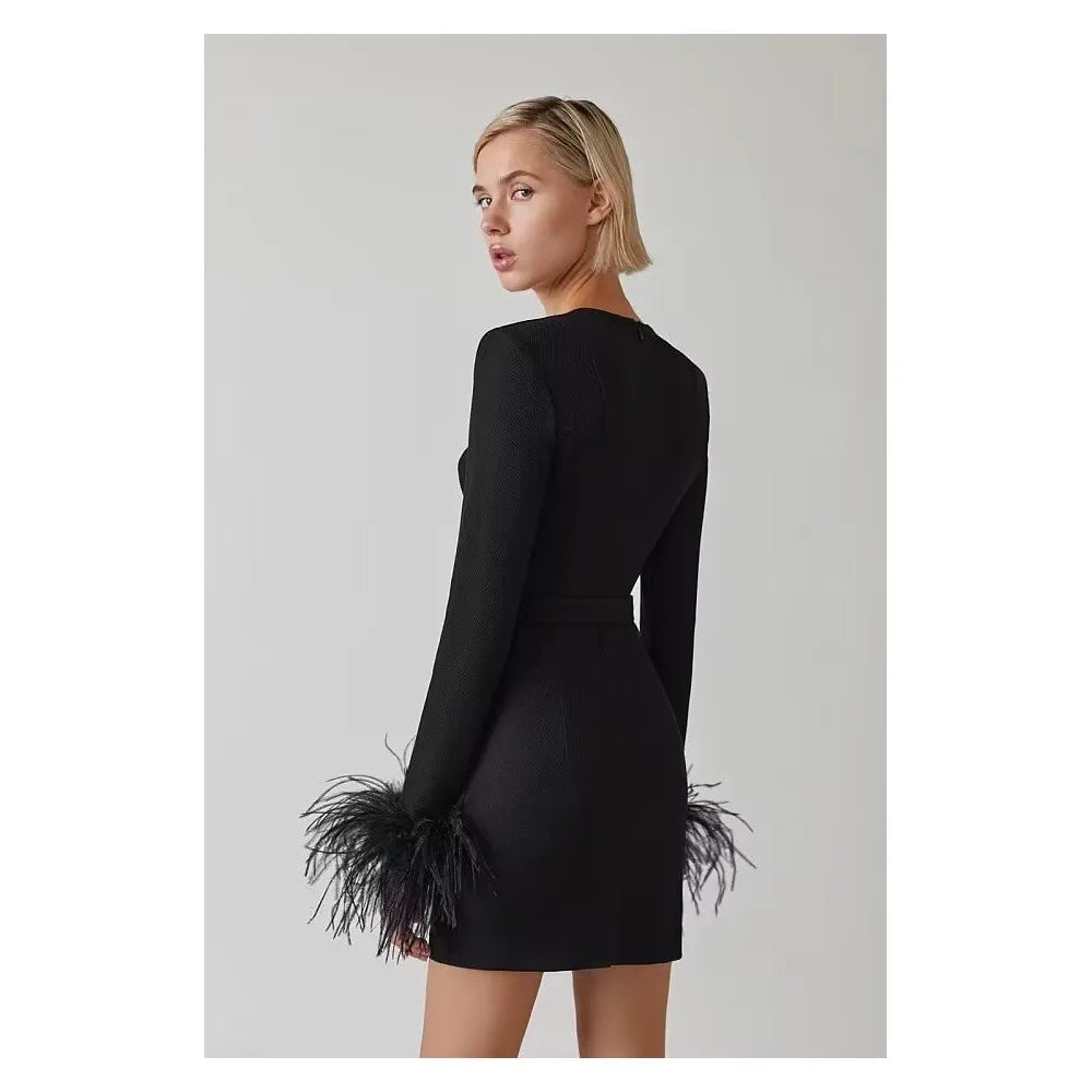 Celeste Sexy Bandage Mini-Jurk Voor Dames